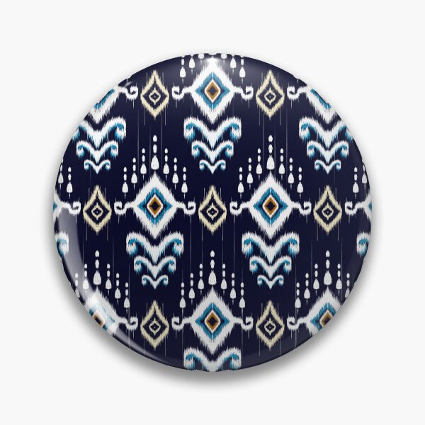 Item preview, Vintage Abstract Geometric Ikat Pattern Seamless designed and sold by Aesthetic shapes design.