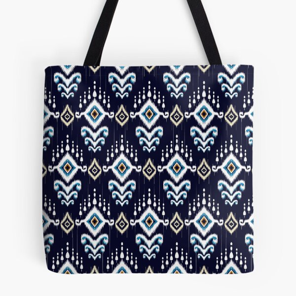 Item preview, Vintage Abstract Geometric Ikat Pattern Seamless designed and sold by Aesthetic shapes design.