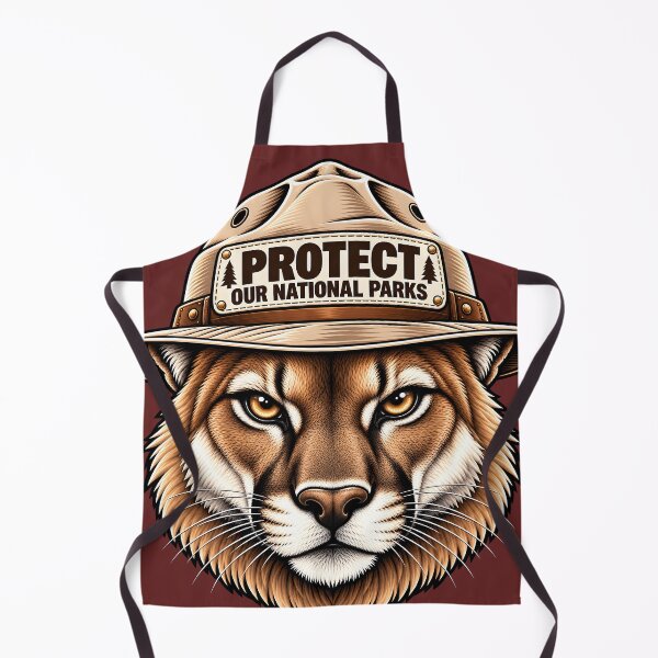Item preview, Protect Our National Parks – Mountain Lion Wildlife Design designed and sold by WAUZ.