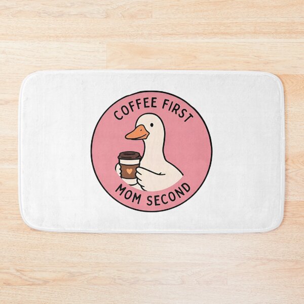 Item preview, Funny Mom Coffee Duck – Coffee First Mom Second  designed and sold by LuloCreative.