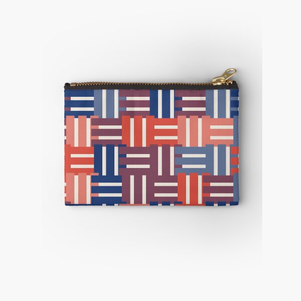 Item preview, Woven Blocks Coral Navy designed and sold by TexSta.