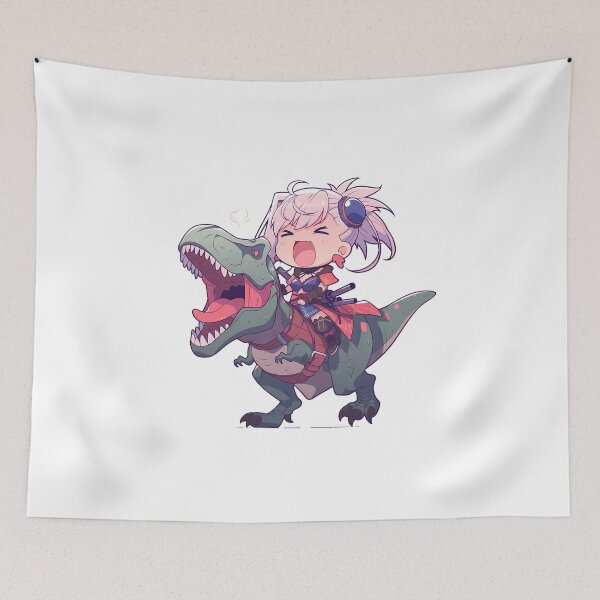 Item preview, Miyamoto Musashi Fate Grand Order Chibi Dinosaur Journey designed and sold by Dashsopaner.