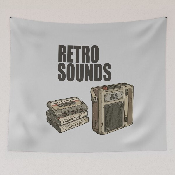 Item preview, Retro Sounds Mixtape designed and sold by Gkinoki.