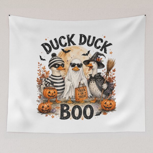 Item preview, Duck Duck Boo Halloween Ducks Funny Costume Design Classic T-Shirt  designed and sold by podlook.
