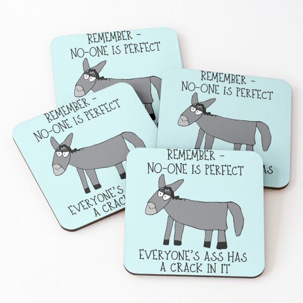 Item preview, "Everyone's Ass has a crack in it" Dopey Donkey by Everything Eli designed and sold by EverythingEli.