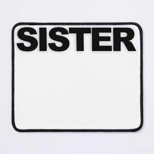 Item preview, SISTER — Black Minimal Bold Type Statement designed and sold by WORDPAUSE.