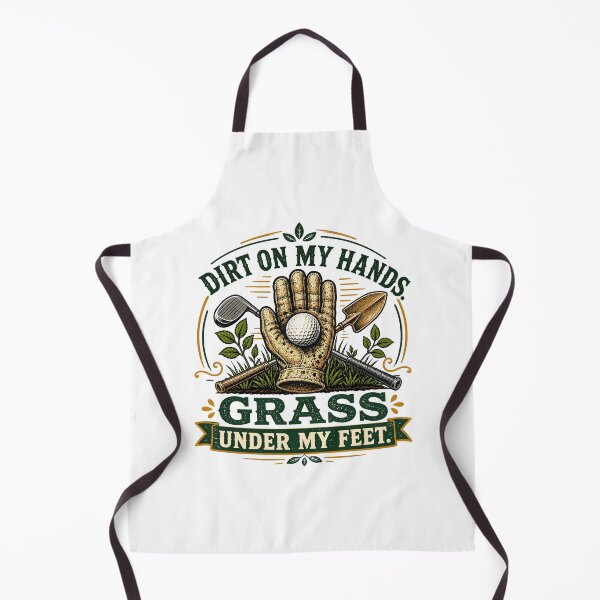 Item preview, Dirt On My Hands Grass Under My Feet Golf Gardening designed and sold by Colorful Designs.