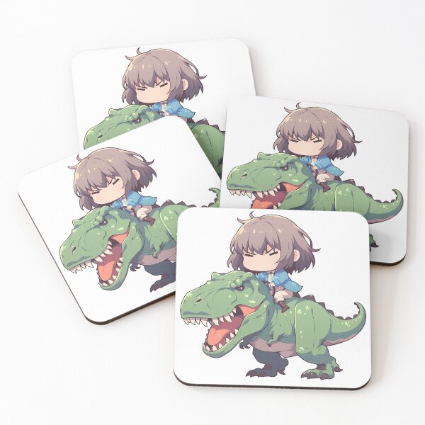 Item preview, Oberon Vortigern Fate Grand Order Green Dinosaur Ride designed and sold by Dashsopaner.