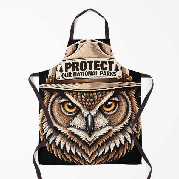 Item preview, Protect Our National Parks – Owl Wildlife Conservation Design designed and sold by WAUZ.