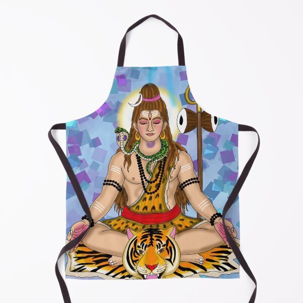 Item preview, Lord Shiva Artwork | Mahadev Hindu God Digital Painting & Spiritual Illustration Description designed and sold by Harshit_Digital_Arts.