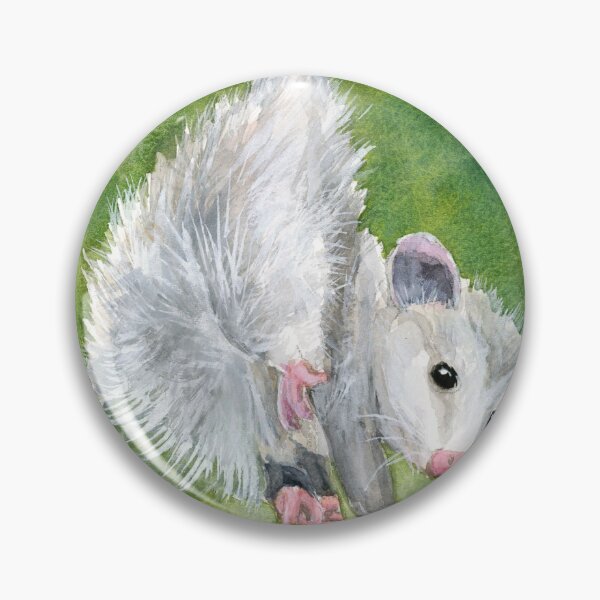 Item preview, Biscuit the Baby Opossum – Cute Watercolor Possum designed and sold by lexieaustinart.