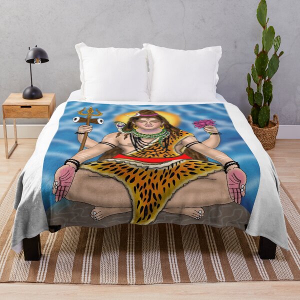 Item preview, Lord Shiva Artwork | Mahadev Hindu God Digital Painting & Spiritual Illustration Description designed and sold by Harshit_Digital_Arts.