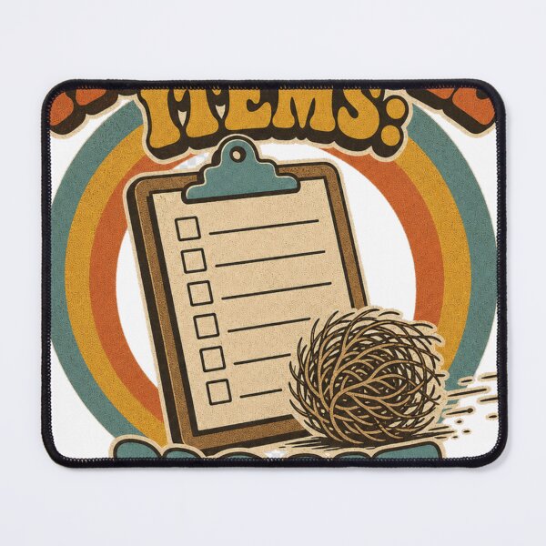 Item preview, Actionable Items None Retro Office Humor designed and sold by BoosterShop.