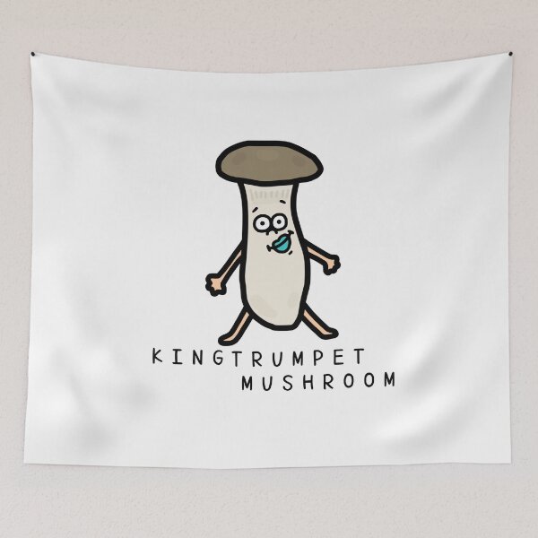 Item preview, Cute KINGTRUMPET MUSHROOM designed and sold by kanaehonkawa.