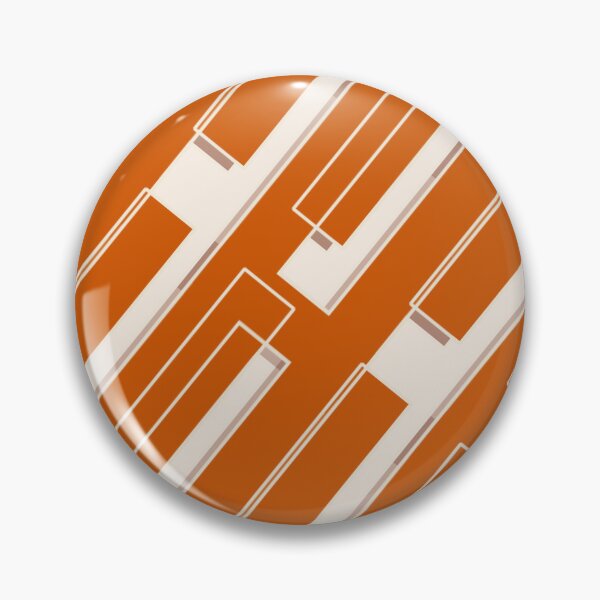 Item preview, Interlocking Lines – Burnt Orange designed and sold by TexSta.