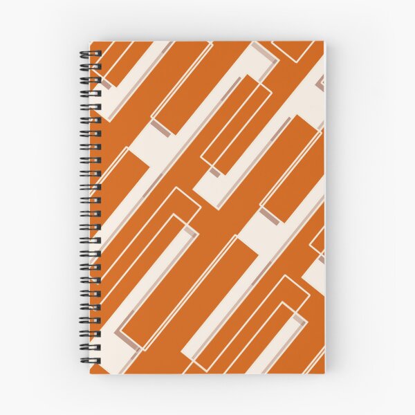 Item preview, Interlocking Lines – Burnt Orange designed and sold by TexSta.