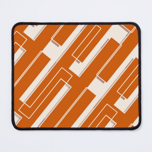 Item preview, Interlocking Lines – Burnt Orange designed and sold by TexSta.