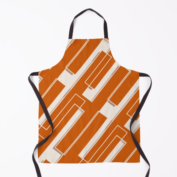 Item preview, Interlocking Lines – Burnt Orange designed and sold by TexSta.