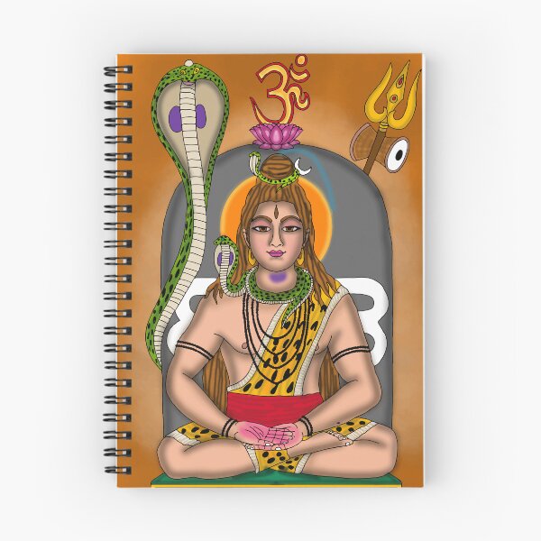 Item preview, Lord Shiva Artwork | Mahadev Hindu God Digital Painting & Spiritual Illustration  Description designed and sold by Harshit_Digital_Arts.