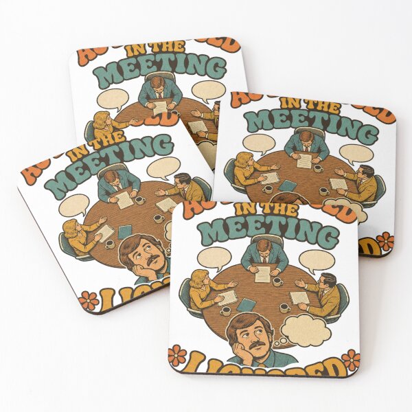 Item preview, As Discussed In The Meeting I Ignored Retro Office Humor designed and sold by BoosterShop.