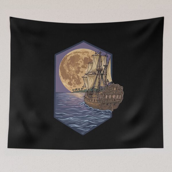 Item preview, Full Moon Ship designed and sold by Catzura.