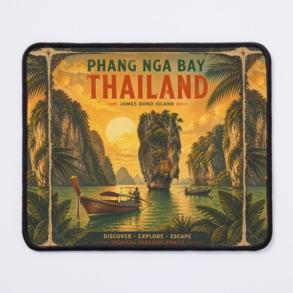 Item preview, Phang Nga Bay Thailand National Park Poster				 designed and sold by Spirit of Siam.