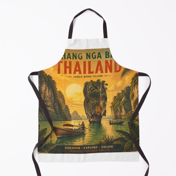Item preview, Phang Nga Bay Thailand National Park Poster designed and sold by Spirit of Siam.