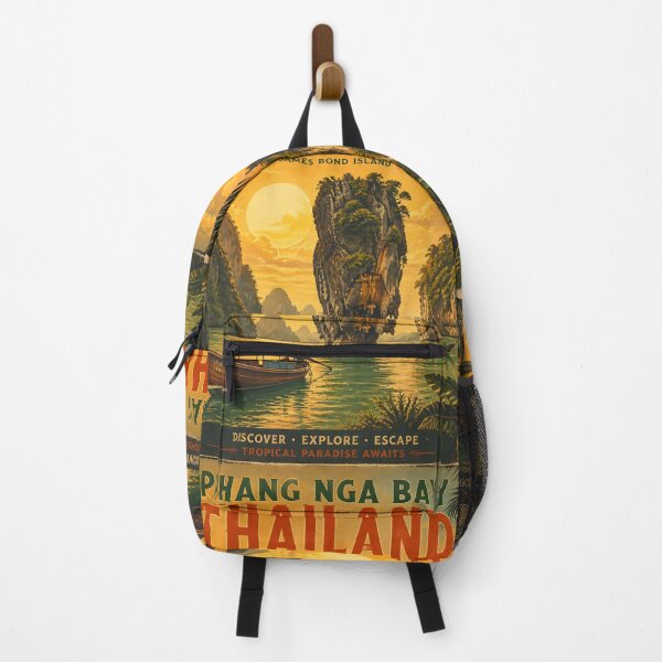 Item preview, Phang Nga Bay Thailand National Park Poster designed and sold by Spirit of Siam.