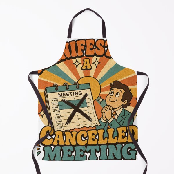 Item preview, Manifesting A Cancelled Meeting Retro Office Humor designed and sold by BoosterShop.
