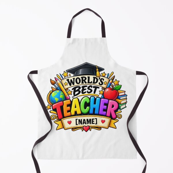 Item preview, World's Best Teacher Colorful School Appreciation Design designed and sold by ismai6.