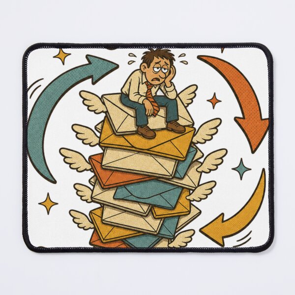 Item preview, Following Up On My Follow Up Retro Office Humor designed and sold by BoosterShop.