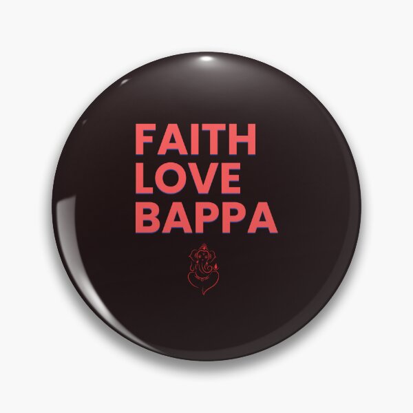 Item preview, Faith Love Bappa – Ganpati Devotional T-Shirt Design designed and sold by Marathidesigns.