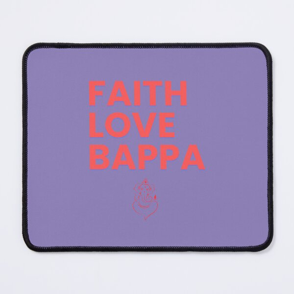 Item preview, Faith Love Bappa – Ganpati Devotional T-Shirt Design designed and sold by Marathidesigns.