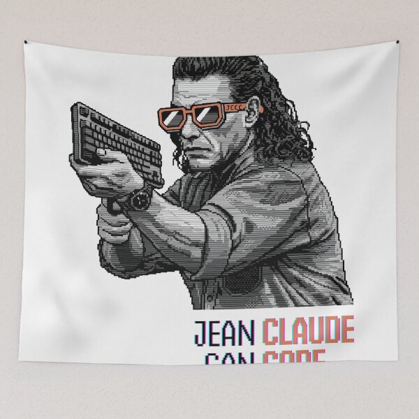 Item preview, Jean Claude Can Code designed and sold by Keep It DRY Studio.