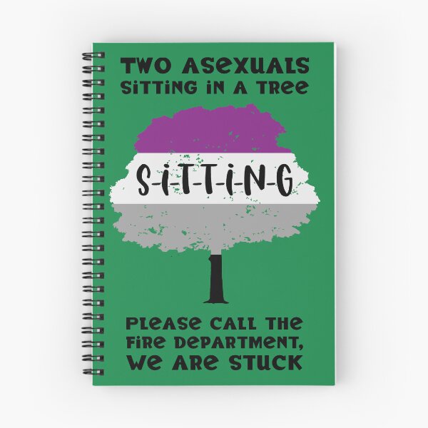 Item preview, Two Asexuals Sitting in a Tree designed and sold by Karen's Creations.