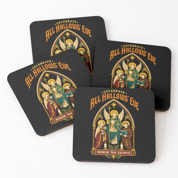 Item preview, All Hallows Eve Catholic Halloween Honor the Saints designed and sold by VioletNance.