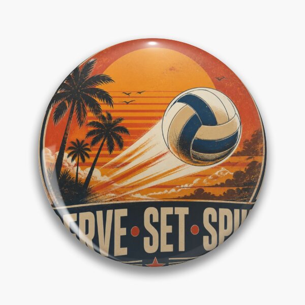 Item preview, Serve Set Spike Volleyball Shirt designed and sold by redblink store.