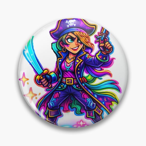 Item preview, Cool Cartoon Badass Pirate T-Shirt designed and sold by Freestyle Prints.