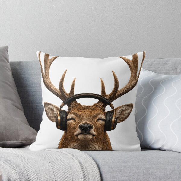 Item preview, Music Stag | Headphones & Antler Vibes designed and sold by Zosera.