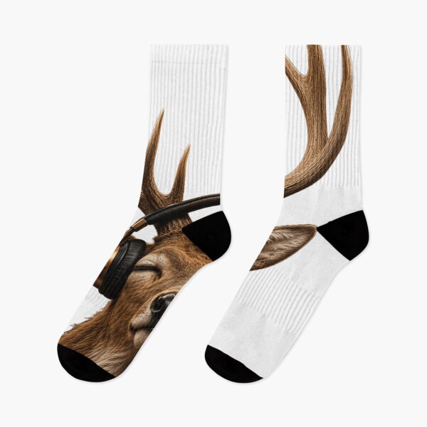 Item preview, Music Stag | Headphones & Antler Vibes designed and sold by Zosera.