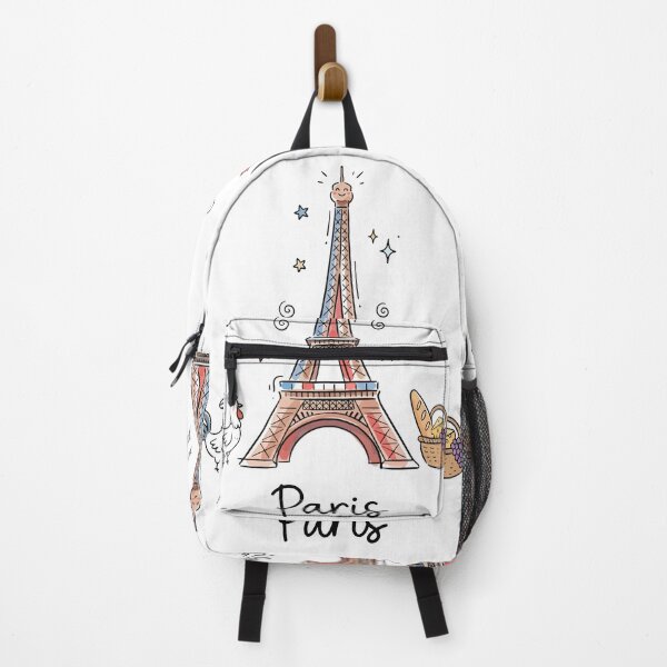 Item preview, Cute Eiffel Tower Paris Doodle Art designed and sold by RamyGallery.
