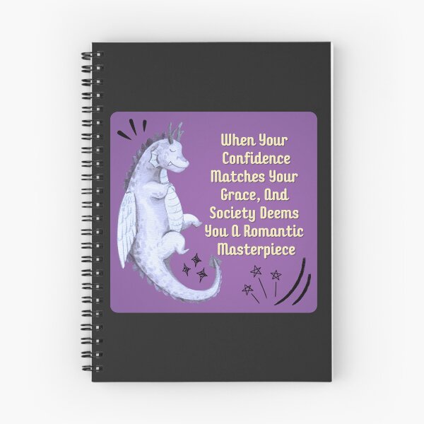 Item preview, Copy of Cute Purple Dragon Confidence Elegance Quote  designed and sold by aliyeus.