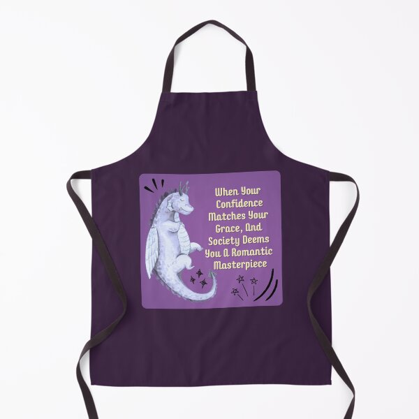 Item preview, Copy of Cute Purple Dragon Confidence Elegance Quote designed and sold by aliyeus.