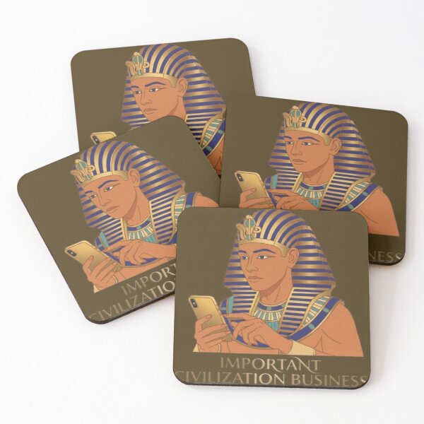 Item preview, pharaoh Scrolling on Smartphone Important Civilization Business designed and sold by Northern Glow Art.