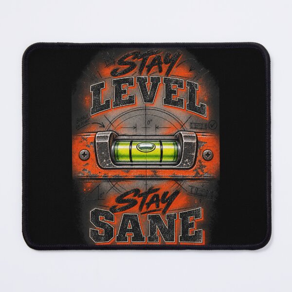 Item preview, Stay Level, Stay Sane • Builders, Carpenters and Plumbers designed and sold by Applecrunch.