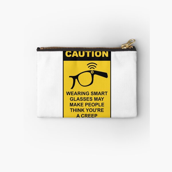 Item preview, Smart Glasses Warning – Funny Camera Glasses Caution Sign designed and sold by messy-nessie.