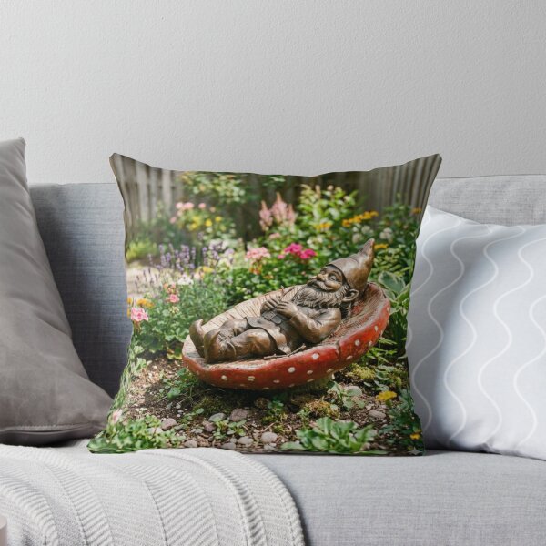 Item preview, Wroclaw Gnome Sunbathing in a Mushroom designed and sold by Purrfecta.