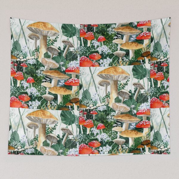 Item preview, Storybook Mushroom Garden – Whimsical Watercolor Fungi designed and sold by lexieaustinart.