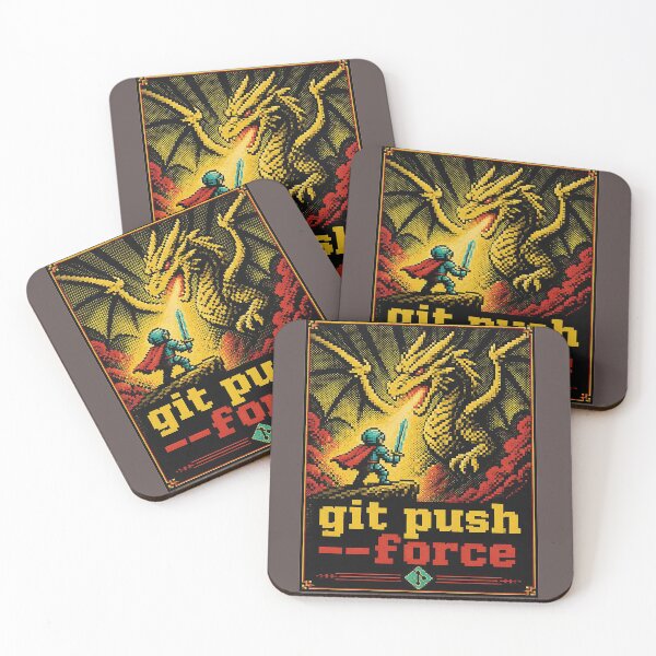 Item preview, Git Push Force - Funny Retro Gaming Developer Shirt Gift designed and sold by Geek Tracy Shop.