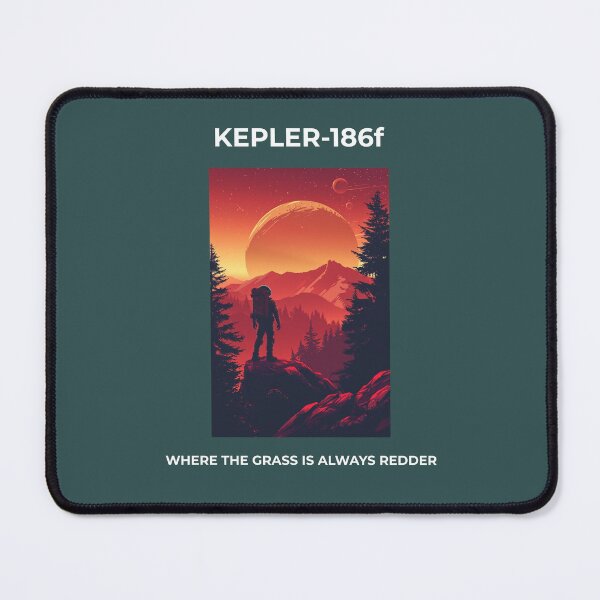 Item preview, Kepler-186f Exoplanet NASA Vintage Space Poster designed and sold by Artmugic.
